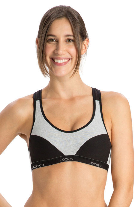 Jockey racerback padded sports bra on sale